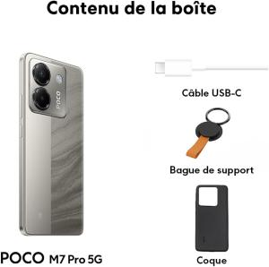 Image Smartphone 5G POCO M7 Pro - 12RAM + Stockage 256Go - Violet à 199€