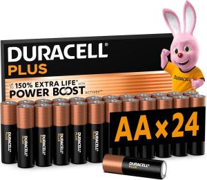Image Pack 24 Piles AA LR6 Duracell Plus MN1500CP24 Power Boost à 17,99€