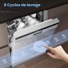 Image Lave-vaisselle COMFEE' FD1435E-X - 14 Couverts - Gris à 319,99€