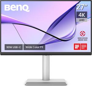 Image Écran PC UHD 4K BenQ MA270U - Blanc/Gris à 454,99€