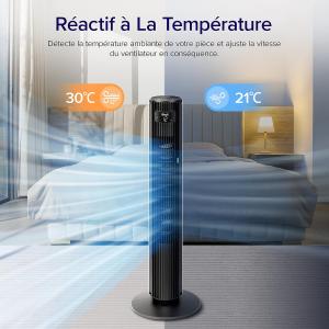 Image Ventilateur Colonne LEVOIT LTF-F422-WEU - Blanc à 107,99€