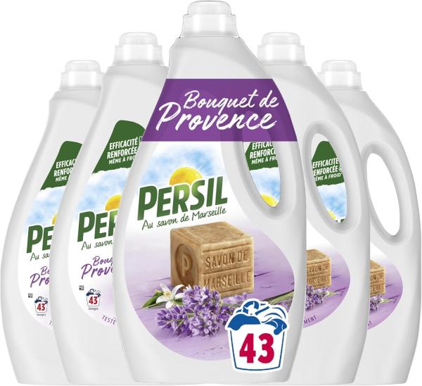 Image Pack 5 Bidons Persil Bouquet de Provence Lessive Liquide à 30,42€