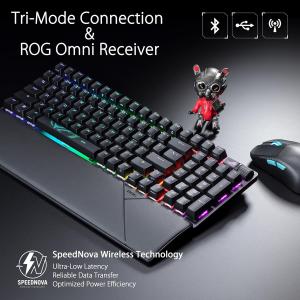 Image Clavier mécanique ASUS ROG Strix Scope II 96 Wireless Gaming - Noir à 137,74€