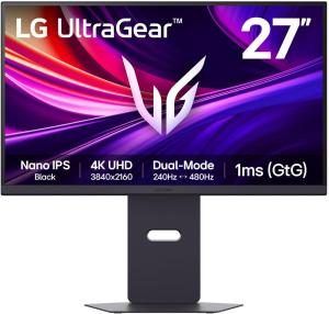 Image Ecran PC 27" UHD 4k LG Ultragear™ 27G850A-B - 1ms, 240Hz - Noir à 549,25€
