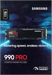 Image SSD Interne 1To Samsung SSD 990 Pro NVMe M.2 Pcle 4.0 à 79,99€