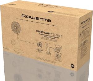 Image Ventilateur sur pied Rowenta QV5041F0 Turbo Swift Silence - Bleu Gris à 85,99€