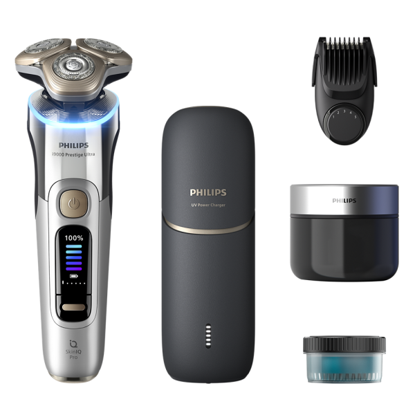 Image Pack Rasoir électrique Philips XP9404/46 i9000 Prestige Ultra SkinIQ Pro à 399,99€