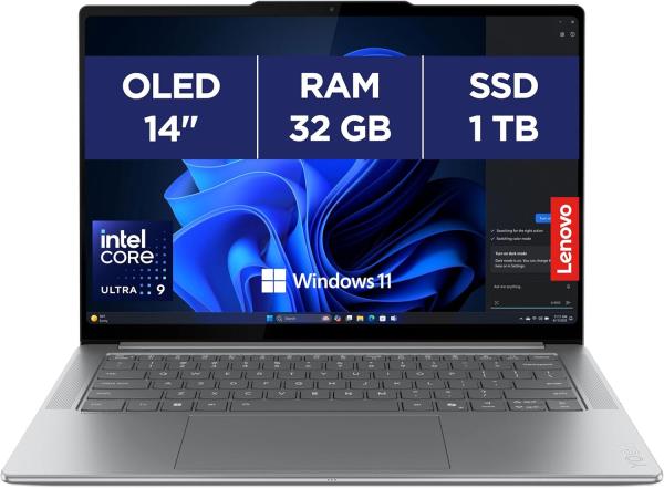Image PC Portable 14" 3K Lenovo 14IAH10 Yoga Pro 7 - Gris à 1 299,99€