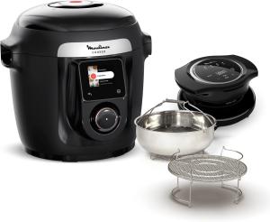 Image Multicuiseur Moulinex CE96X8F0 Cookeo Wi-Fi avec Extra Crisp - Noir à 269,99€