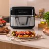 Image Friteuse à Air sans Huile Cecotec Cecofry Dual 9000 PerfectCook - Noir/Gris à 69,90€