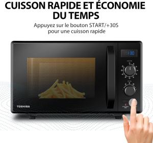 Image Four à micro-ondes Toshiba MW2-AG23P(BK) - Noir à 103,99€