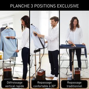 Image Combo Fer à repasser Calor QT2020C0 Ixeo Power - Noir/Bronze à 251,99€