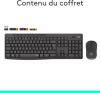 Image Pack souris et clavier Logitech MK295 Silent - Noir à 29,99€