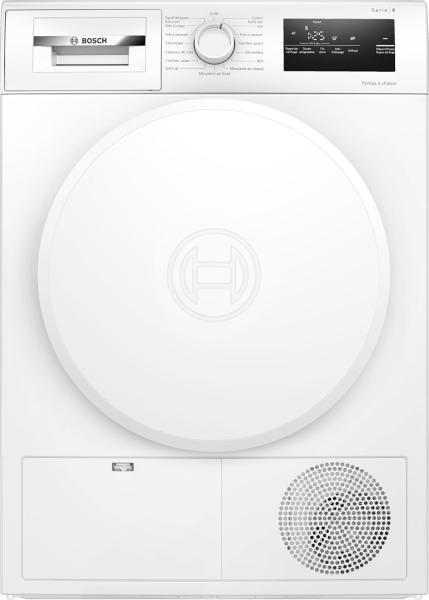 Image Sèche linge Bosch WTH8300DFR Série 4 - 8kg - Blanc à 419€