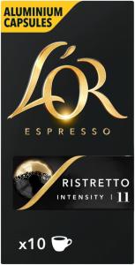 Image 100 Capsules café L'Or Espresso- Ristretto Intensité 11 - compatibles Nespresso