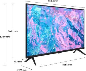 Image Smart TV LED 43" UHD 4K Samsung TU43CU6905 Crystal Q Symphony - Noir à 279€