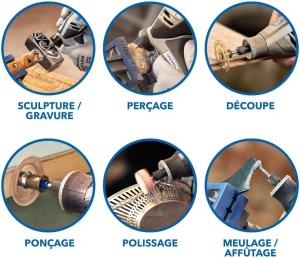 Image Ponceuse Electrique Multifonction Dremel 4250 à 152,99€