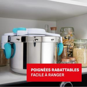 Image Cocotte-minute Induction Seb P4904916 ClipsoMinut' Easy+ - 9 L - Inox à 109,99€