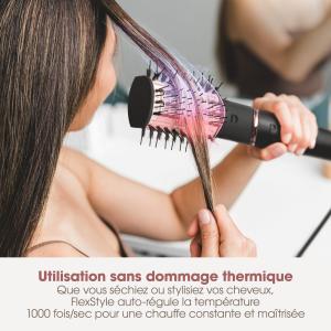 Image Sèche-cheveux Shark HD440EU FlexStyle 5-en-1 Air Styler - Noir/Rose à 196,74€