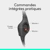 Image Casque Filaire PC Logitech H390 - Noir à 26,59€