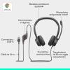 Image Casque Filaire PC Logitech H390 - Noir à 26,59€