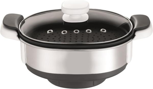 Image Cuiseur Vapeur Moulinex XF384B10 Accessoire Robot Companion - Argenté à 79,99€