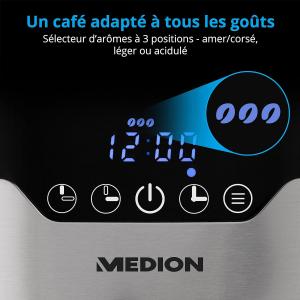 Image Cafetière isotherme MEDION MD 18458 - Inox à 37,95€