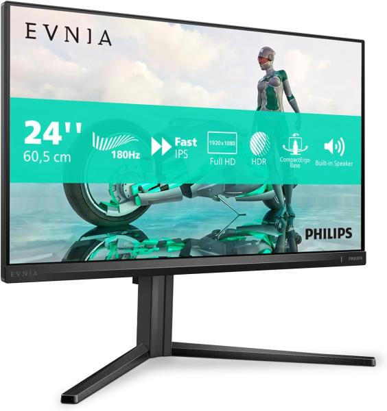 Image Ecran PC 24" FHD Philips 24M2N3200AM - 180Hz, 1mms - Noir/Gris à 89€