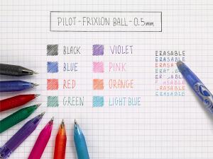 Image Lot de 5 Stylos Roller Rechargeable PILOT Frixion Ball à 11,89€