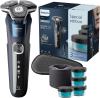 Image Rasoir électrique Homme Philips S5885/69 Série 5000 + Coffret voyage et cartouches Quick Clean