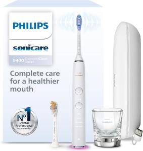 Image Brosse à dents électrique Philips HX9917/88 Sonicare DiamondClean Smart 9400 - Blanc à 179,99€