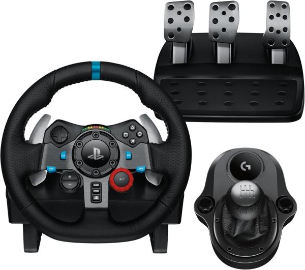 Image Pack Logitech G G29 SE Driving Force - Volant, Pédalier et Levier de Vitesse - Noir à 229,99€