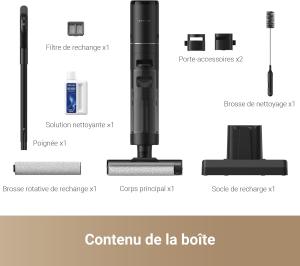 Image Aspirateur Laveur dreame H12S - Noir à 179€