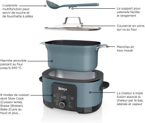 Image Multicuiseur Mijoteuse Ninja MC1001EU Foodi PossibleCooker à 139,99€