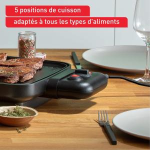 Image Plancha électrique Tefal  CB642800 Booster - 2200W - Noir à 59,99€