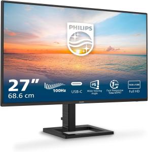 Image Ecran PC 27" FHD Philips 27E1N1300AM - 100Hz - Noir à 119€