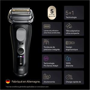 Image Rasoir Electrique Homme Braun 9690CCE Series 9+ PRO - Noir à 389,99€