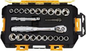 Image Jeu de Douilles DEWALT DWMT73813 - 23 Pièces à 59,99€