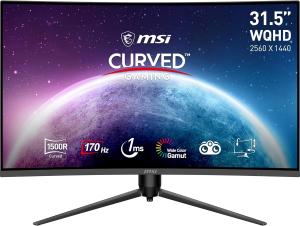 Image Écran gaming incurvé 31.5" MSI G32CQ5P - 170Hz, 1ms - Noir à 179,99€