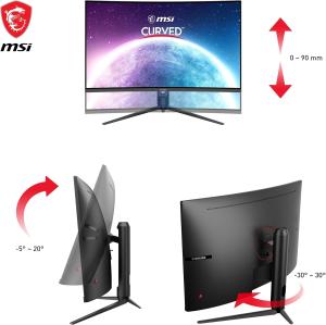 Image Écran gaming incurvé 31.5" MSI G32CQ5P - 170Hz, 1ms - Noir à 179,99€