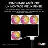 Image Pack 3 Ventilateurs CORSAIR iCUE Link RX120 Max RGB 120mm PWM - Blanc à 75,50€