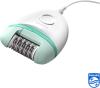 Image Épilateur compact Filaire Philips BRE224/00 Satinelle Essential - Blanc/Vert à 19,99€