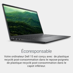 Image [Prime] PC Portable 15,6" FHD Dell 15 - DC15255 - (Ryzen5, RAM 8Go, SSD 512Go) - Noir à 329€