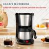 Image Cafetière filtre Moulinex FT5S0DE0 Subito - 0.9L - Noir/Inox à 49,99€