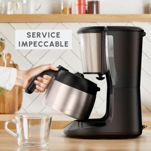 Image Cafetière filtre Moulinex FT5S0DE0 Subito - 0.9L - Noir/Inox à 49,99€