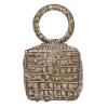 Image Sac Femme Mini Cube Croco SEQUOIA - Taupe ou Jaune à 55€