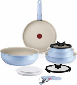 Image Batterie de cuisine Tefal L827SB04 Ingenio Serenity - 11pièces - Bleu à 94,99€