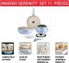 Image Batterie de cuisine Tefal L827SB04 Ingenio Serenity - 11pièces - Bleu à 94,99€
