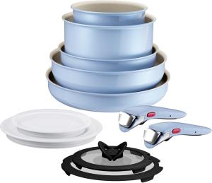 Image Batterie de cuisine Tefal L827SB04 Ingenio Serenity - 11pièces - Bleu à 94,99€