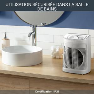 Image Chauffage soufflant Rowenta SO6510F2 Instant Comfort Aqua - Gris Clair à 59,99€